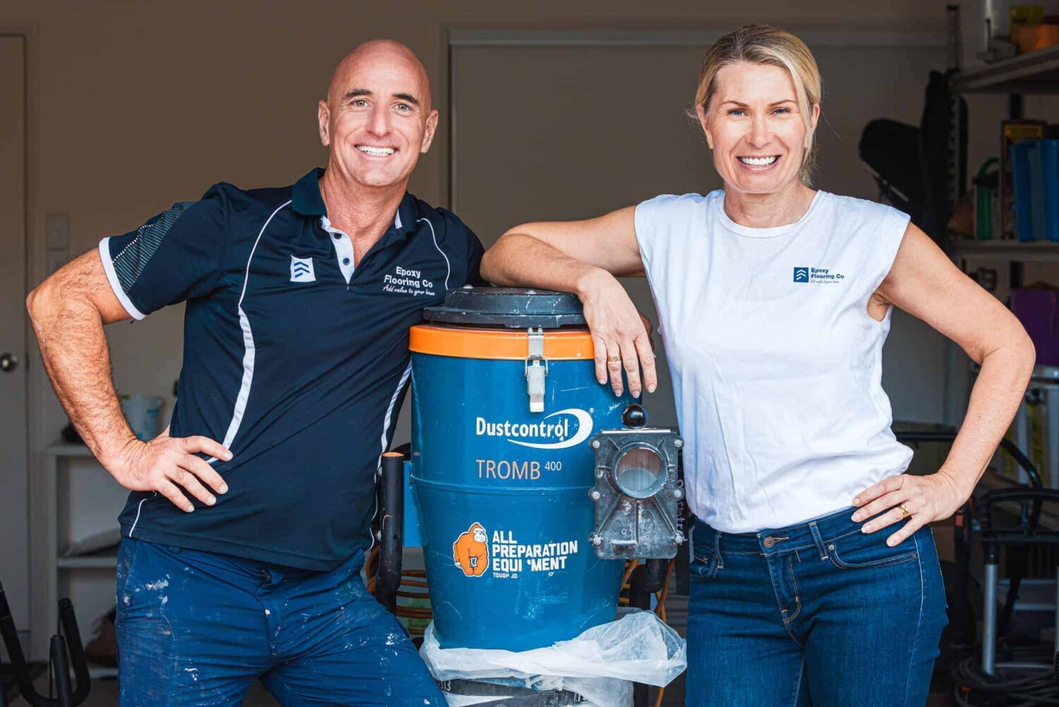 Epoxy Flooring Experts - Maggie and Tim McGary